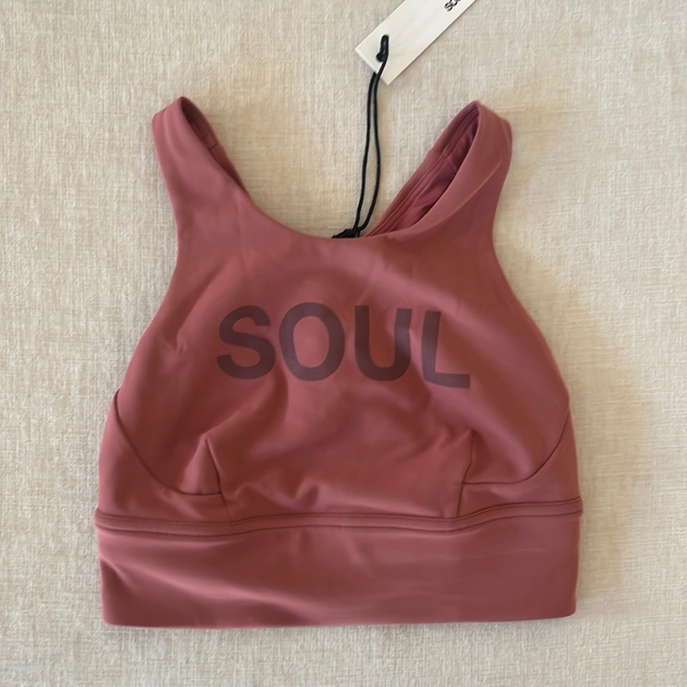 Lululemon Wunder Train Top Bra Brier Rose Size 4
